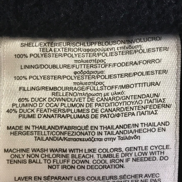 Brooks Brothers Blue Puffer Down Filled Vest & Merrell Pom Hat - Picture 7 of 15